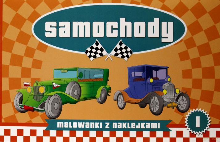 Samochody cz. 1 (malowanki z naklejkami) [KSIĄŻKA]