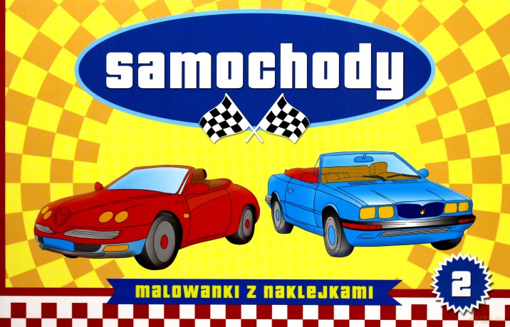 Samochody cz. 2 (malowanki z naklejkami) [KSIĄŻKA]