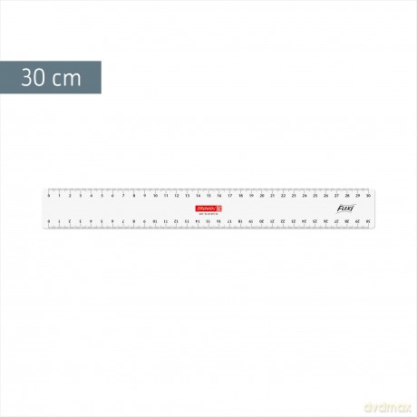 Brunnen: BRUNNEN Lineal Flexi 30 cm, glasklar