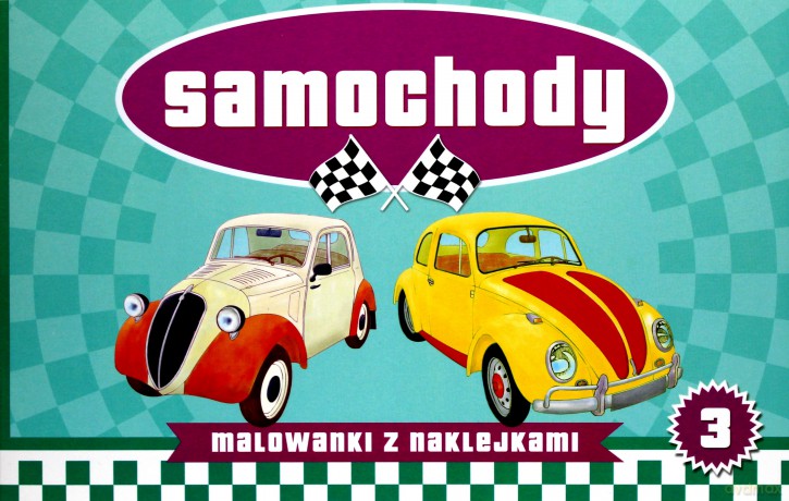 Samochody cz. 3 (malowanki z naklejkami) [KSIĄŻKA]