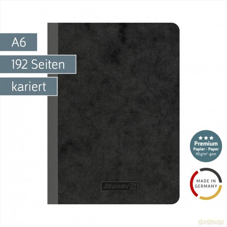 BRUNNEN Notizbuch FACT!plus A6 kariert