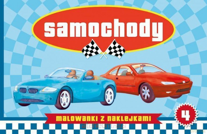 Samochody cz. 4 (malowanki z naklejkami) [KSIĄŻKA]