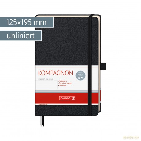 Brunnen: BRUNNEN Notizbuch KOMPAGNON ca. DIN A5 b
