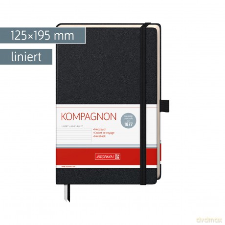 Brunnen: BRUNNEN Notizbuch KOMPAGNON ca. DIN A5 l