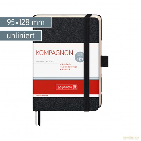 Brunnen: BRUNNEN Notizbuch KOMPAGNON ca. DIN A6 b