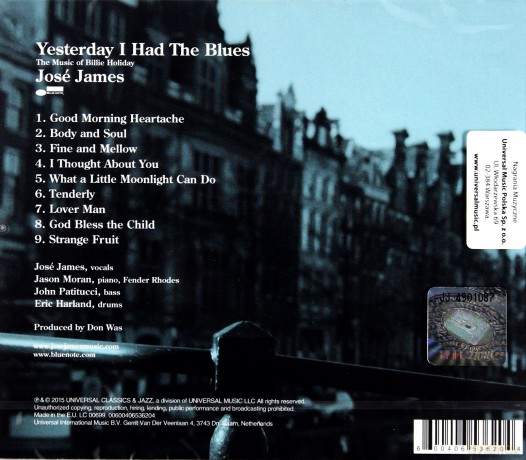 José James: Yesterday I Had The Blues: The Music Of Billie Holiday [CD]