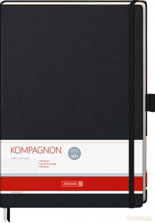 Brunnen: BRUNNEN Notizbuch KOMPAGNON DIN A4 linie