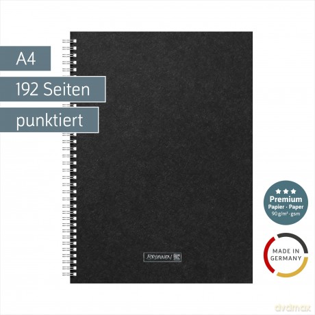 Brunnen: BRUNNEN Notizbuch Premium Wire DIN A4 pu