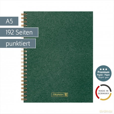 Brunnen: BRUNNEN Notizbuch Premium Wire DIN A5 pu