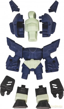 Brunnen: BRUNNEN Radiergummi ROBOT HERO blau, 1 S