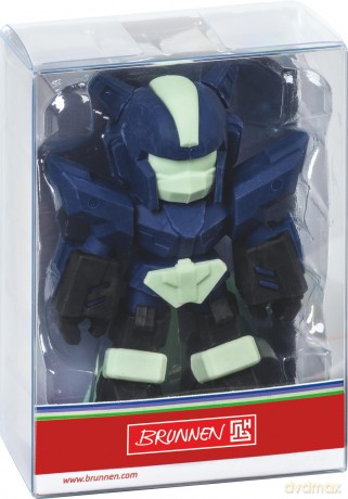 Brunnen: BRUNNEN Radiergummi ROBOT HERO blau, 1 S