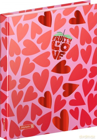 Brunnen: BRUNNEN Ringmappe Fruity Love pink, 1 St