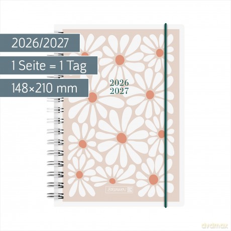 Brunnen: BRUNNEN Schźlerkalender Bloom 2026/2027
