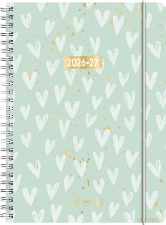 Brunnen: BRUNNEN Schźlerkalender Heart 2026/2027