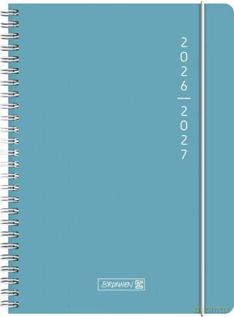Brunnen: BRUNNEN Schźlerkalender Plain Blue 2026/