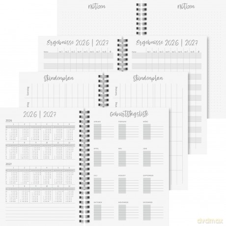 Brunnen: BRUNNEN Schźlerkalender Shadow 2026/2027