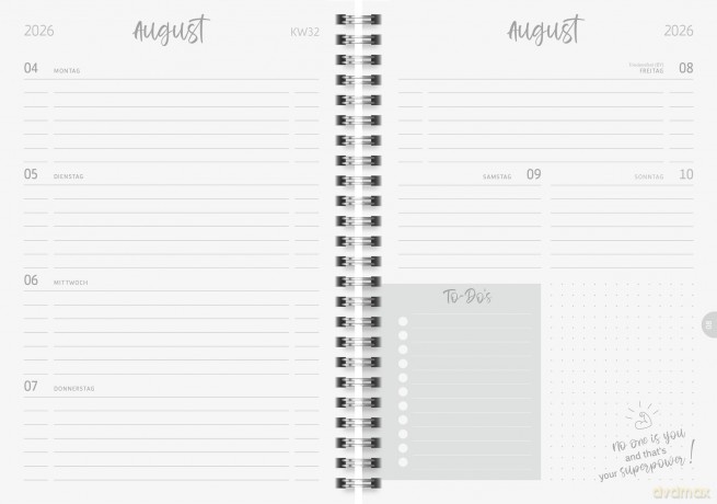 Brunnen: BRUNNEN Schźlerkalender Shadow 2026/2027