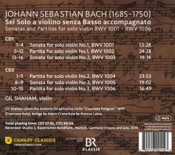 Gil Shaham: Bach:Sonatas And Partitas [2CD]