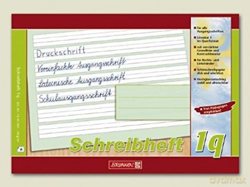 Brunnen: BRUNNEN Schreiblernheft Lineatur 1q 1. S