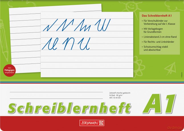 Brunnen: BRUNNEN Schreiblernheft Lineatur A1 lini
