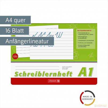 Brunnen: BRUNNEN Schreiblernheft Lineatur A1 lini