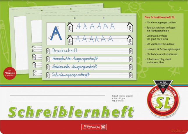 Brunnen: BRUNNEN Schreiblernheft Lineatur SL 1. S