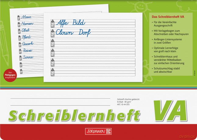 Brunnen: BRUNNEN Schreiblernheft Lineatur VA 1. S