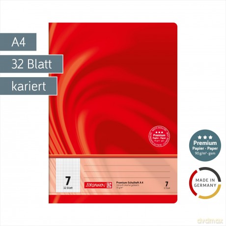 Brunnen: BRUNNEN Schulheft Vivendi Lineatur 7 kar