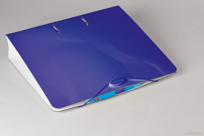 BRUNNEN WAVE Ordner blau Kunststoff 7,0
