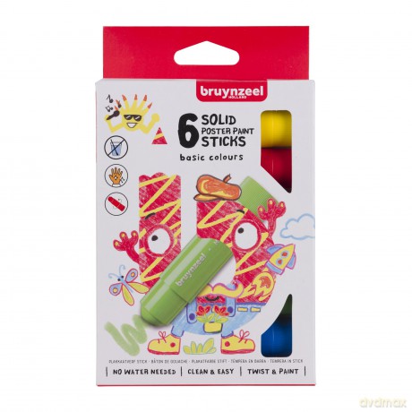 Bruynzeel Plakkaatverf Sticks Basis 6st.