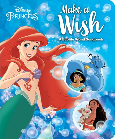 Bubble Wand Box Disney Princess Make a Wish [KSIĄŻKA]