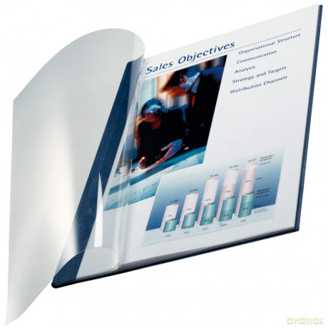 Buchbindemappen blau,15-35bl.