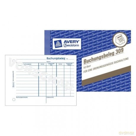 Buchungsbeleg A6 50Bl