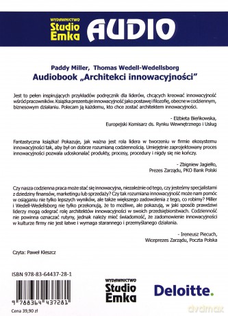 Architekci Innowacyjności - Paddy Miller, Thomas Wedell-Wedellsborg [AUDIOBOOK]