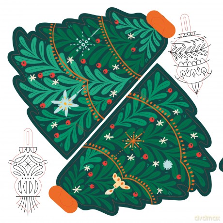 Build Decorate Christmas Tree [KSIĄŻKA]
