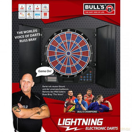 BULL'S E-Dart Cabinet Lightning RB-SounP10SpielwarenDIVERSE5302146634111.99106.12.20250571234 40228