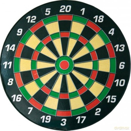 BULL'S Magnetic Dartboard mit 6 Pfeile
