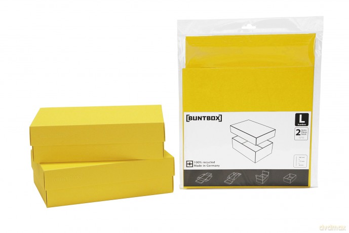BUNTBOX L Geschenkboxen-Set gelb