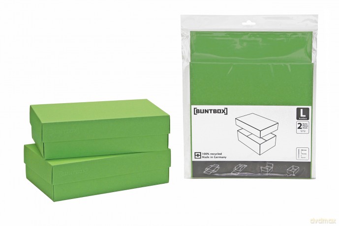 BUNTBOX L Geschenkboxen-Set grźn