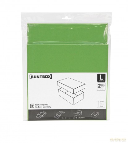 BUNTBOX L Geschenkboxen-Set grźn