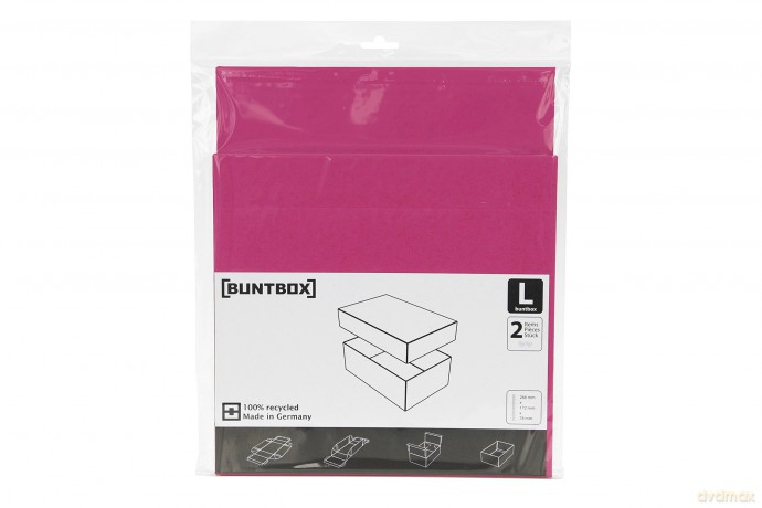 BUNTBOX L Geschenkboxen-Set pink
