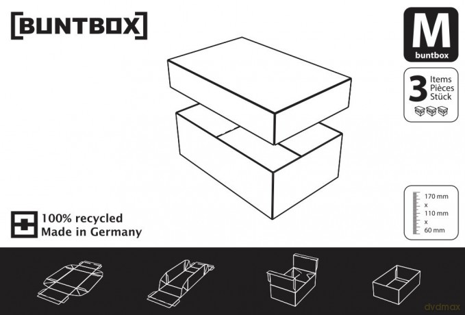 BUNTBOX M Geschenkboxen-Set gelb