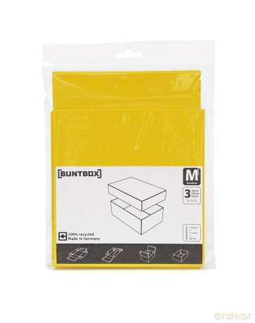 BUNTBOX M Geschenkboxen-Set gelb