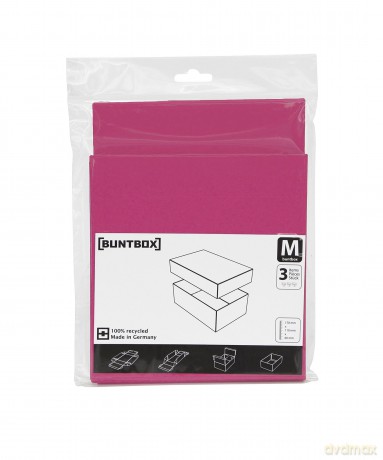BUNTBOX M Geschenkboxen-Set pink