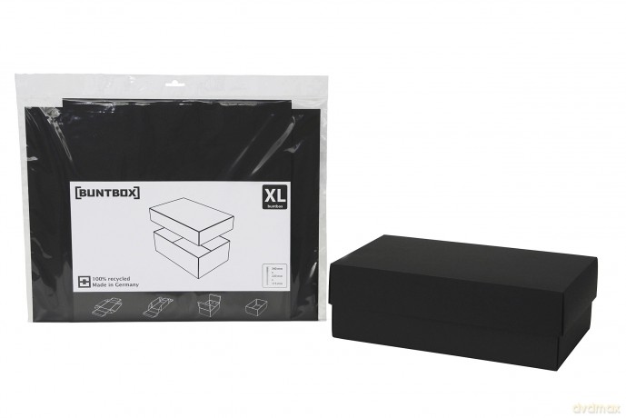 BUNTBOX XL Geschenkboxen schwarz