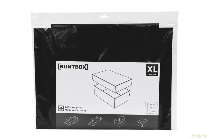 BUNTBOX XL Geschenkboxen schwarz