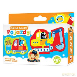 Czuczu. Puzzle Do Pary. Pojazdy [PUZZLE]