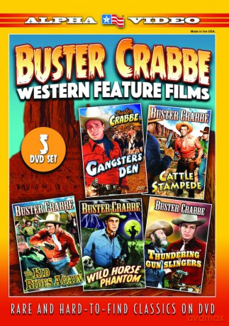 Buster Crabbe Western Feature Films [5DVD]