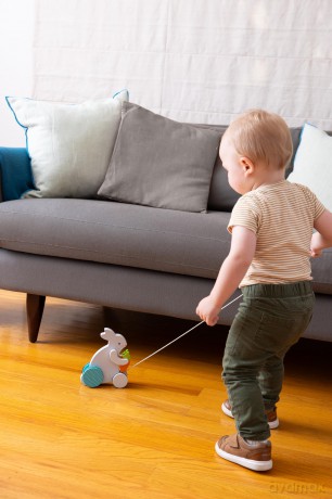 Busy Bunny Wooden Pull Toy [KSIĄŻKA]