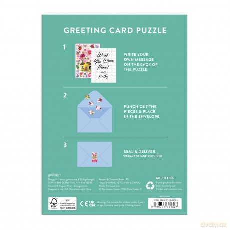 Buzzy Bouquets Greeting Card Puzzle [KSIĄŻKA]